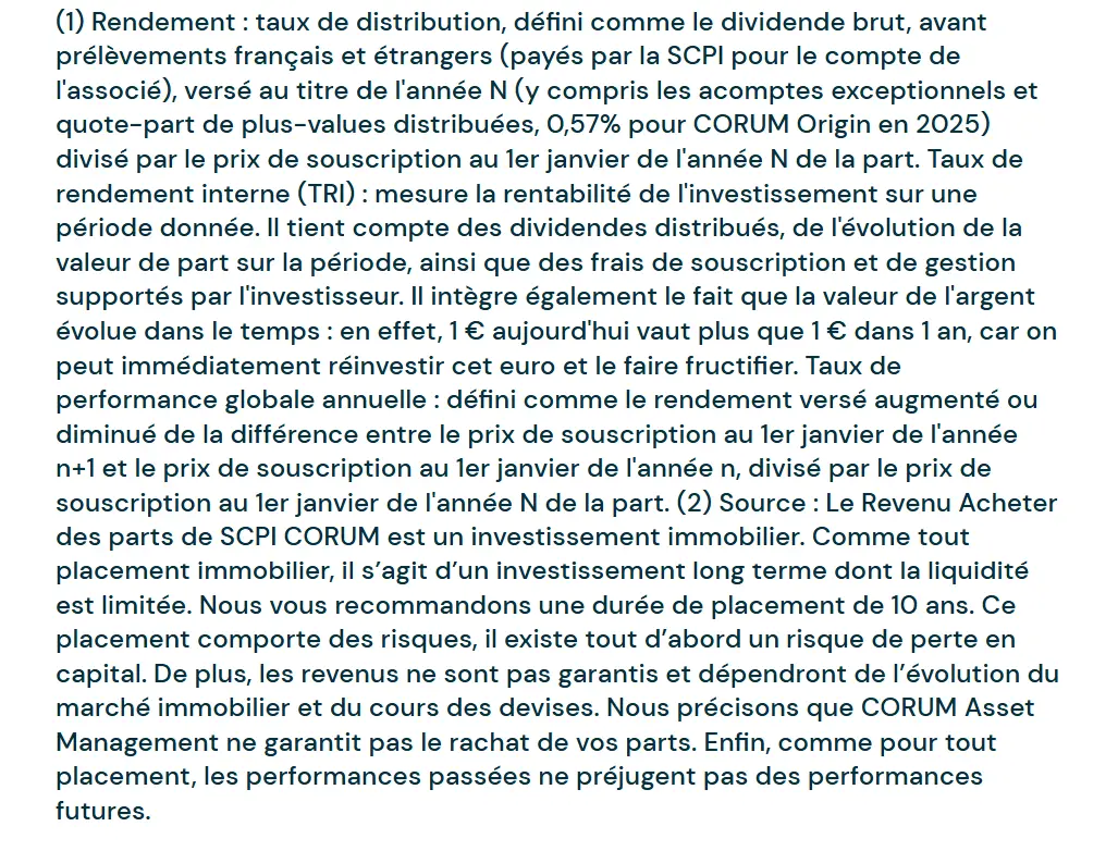 Définitions SCPI